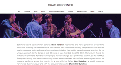 Desktop Screenshot of bradkolodner.com